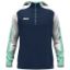Afbeeldingen van Sweater met kap Dynamic marine/wit/munt